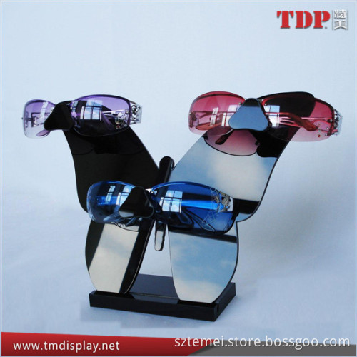 Manufacturer 3 Pairs Acrylic Eyeglasses Sunglasses Display Stands, Sunglasses Display Rack, Acrylic Eyeglass Display Stands